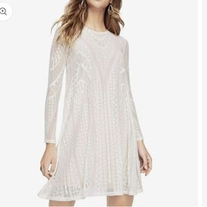 Elegant White Lace Dress
